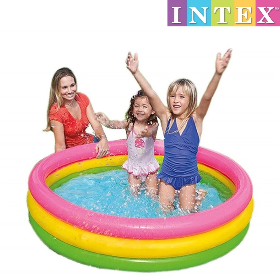 Intex Swimming Pool (24" x 8") for Kids, Baby Pool Bath Water Tub 6