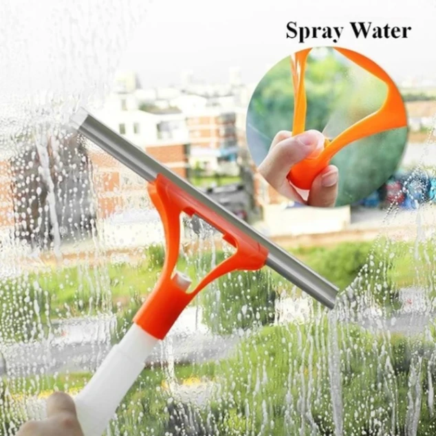 Glass Cleaner Wiper With Spray 3