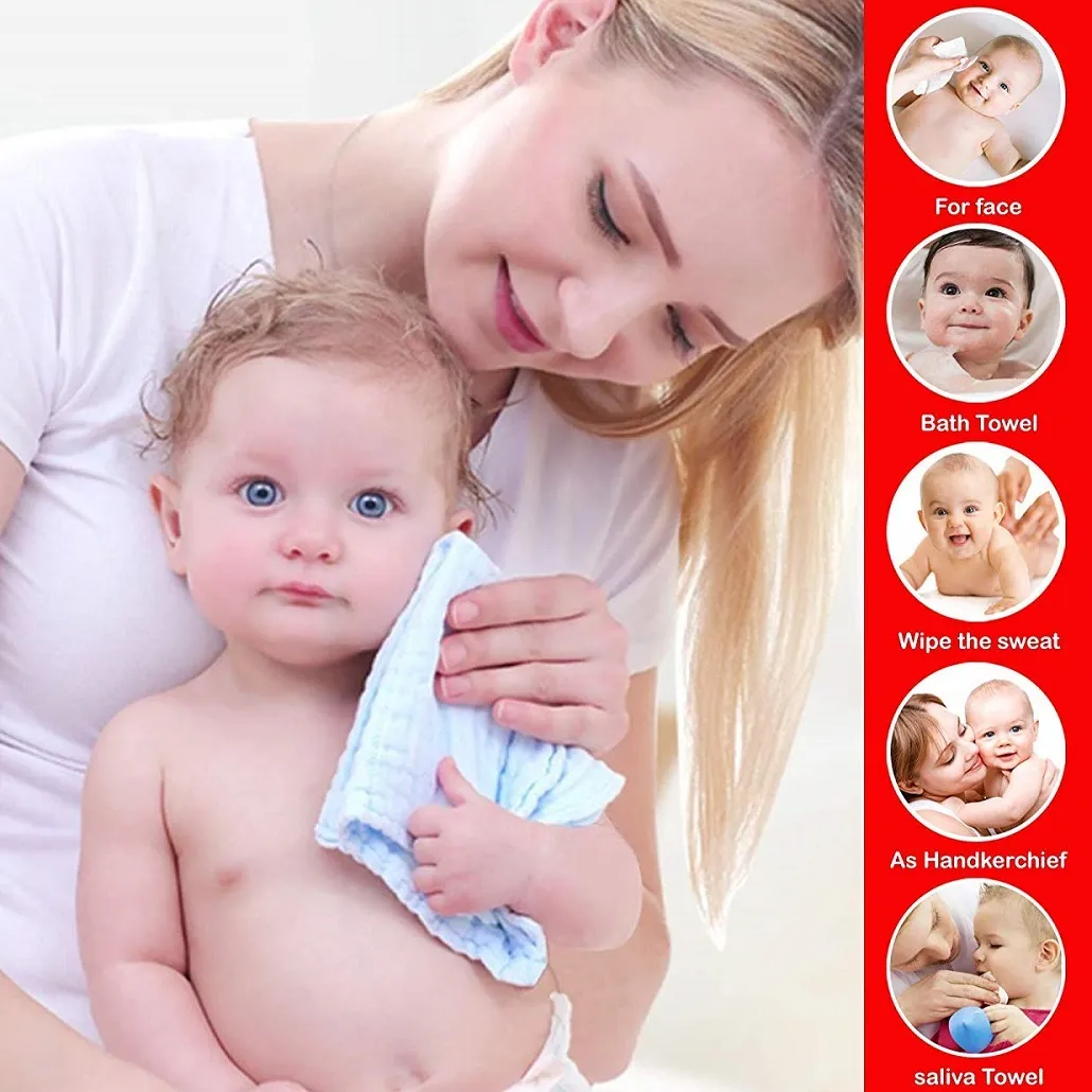 Newborn Baby Towel Set 8pcs 6