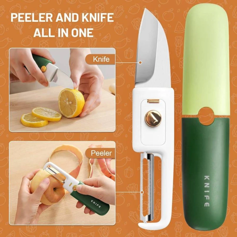 2 in 1 Fruit Knife & Peeler 6