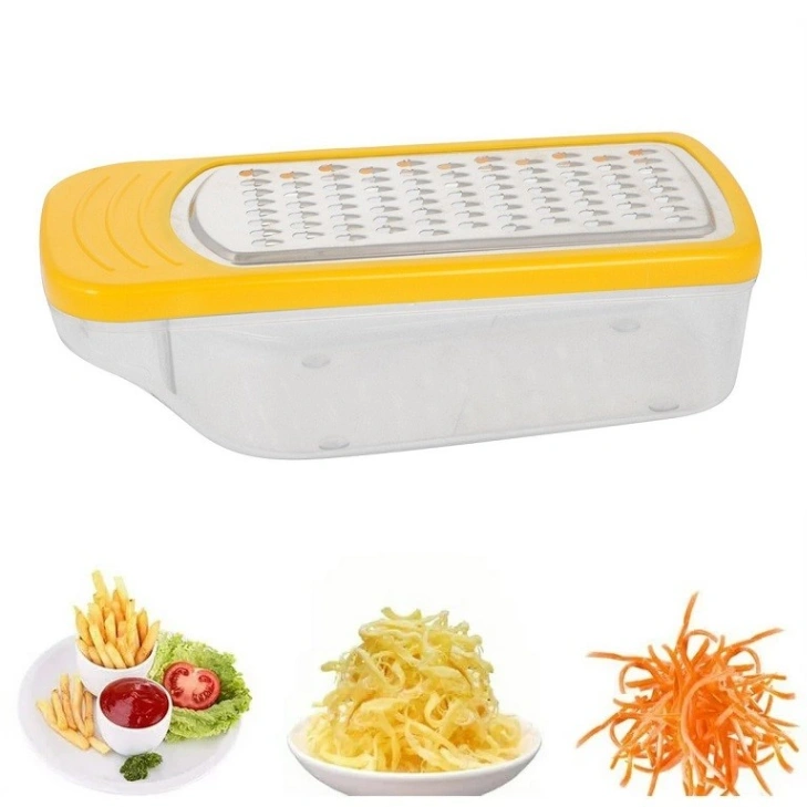 Famous Big Cheese and Vegetable Grater, Unbreakable Plastic With Steel Net 4