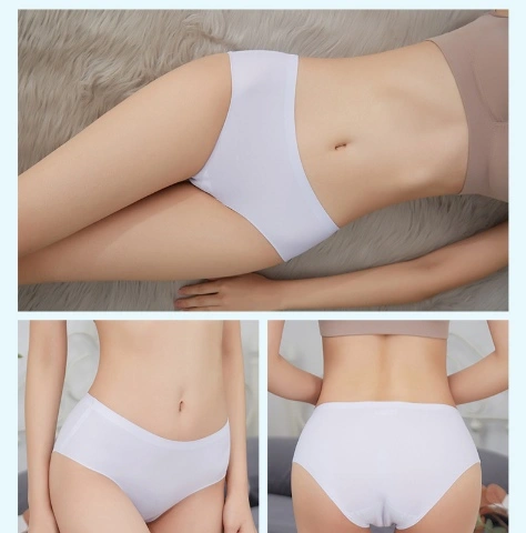 Imported Ice silk comfortable long time useable panty underwear for women - One Piece 3