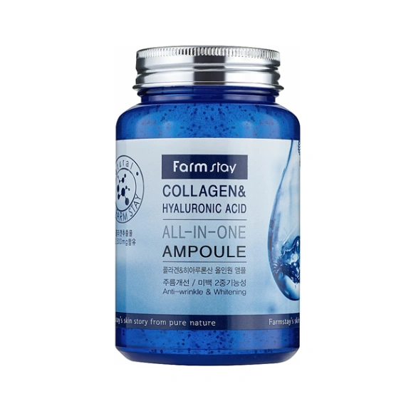 FARM STAY Collagen & Hyaluronic Acid All In One Ampoule 250 ml 2