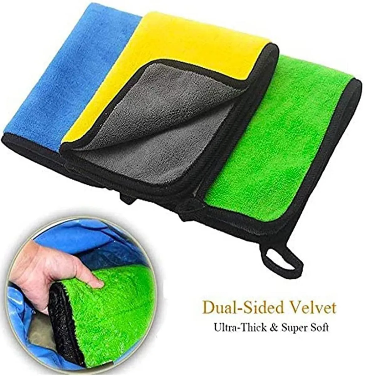 Microfiber Car Cleaning and Washing Towel Motorcycle Car Wash Dry Cleaning Polish Soft Microfiber Towel 2