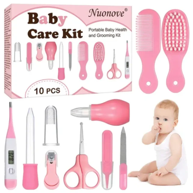 Baby Care Kit -10pcs, Newborn Baby Care Accessories ,Portable Baby Care Kit Nursing Baby 6