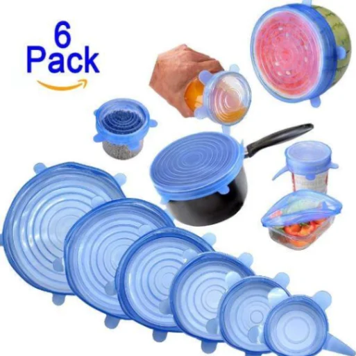 6pcs Silicon (Small) Food Cover Set 3