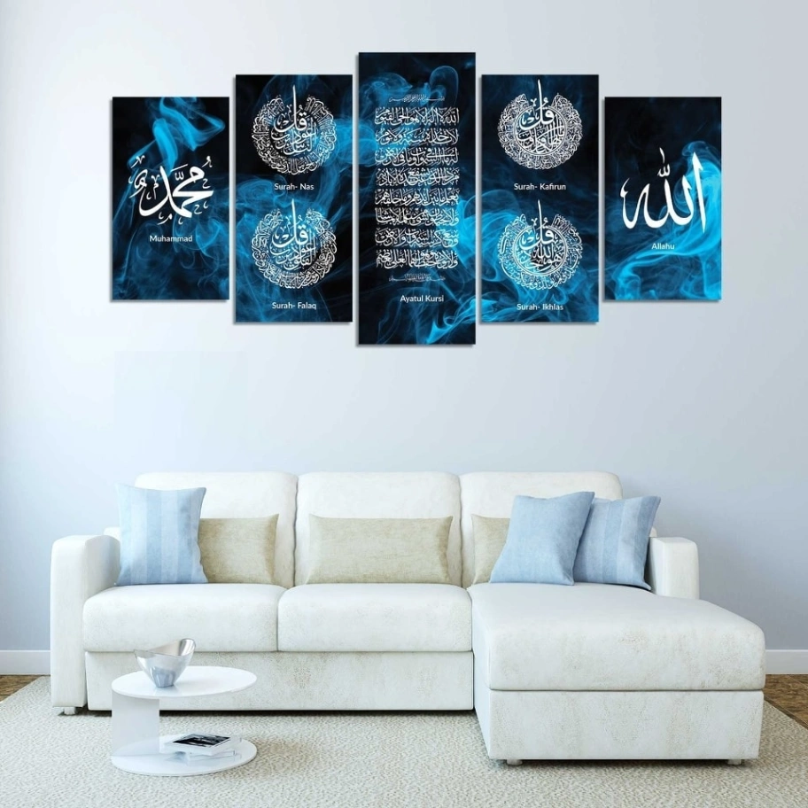 Canvas 18*36 inch 5Pcs In 1 Se t3D Wall 3
