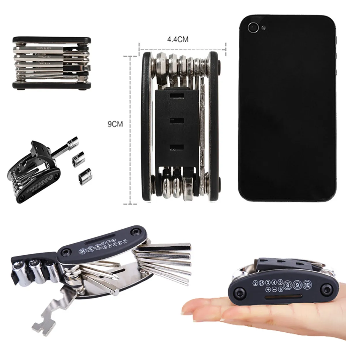 Bicycle Tools 16 in 1 Multi Function Bike Bicycle, Mechanic Repair Tool Kit (made in Shanghai ) 5