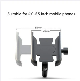 Universal Metal Bike Phone Rack Aluminum Alloy Bicycle Mobile Phone Holder Motorcycle Bike Handlebar Looking Glass Mount 3