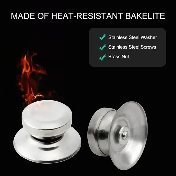 Universal kitchen pot knobs heat resistance lid handle picker for pots pans 3
