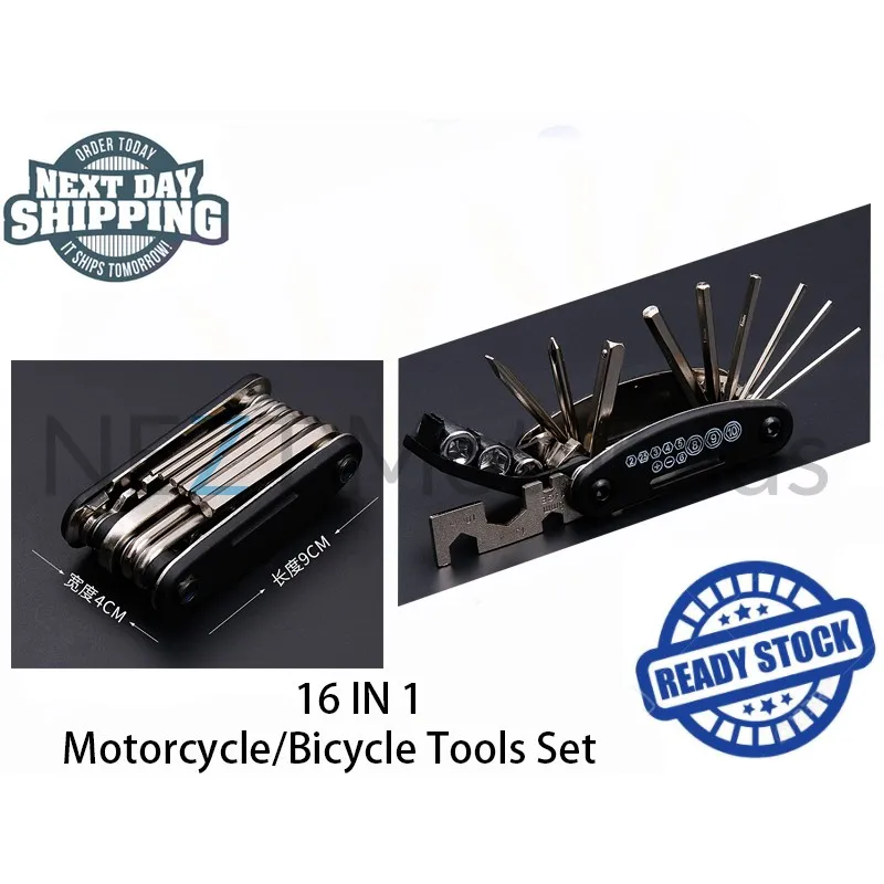16 IN 1 Motorcycle Bicycle Tools Set 3