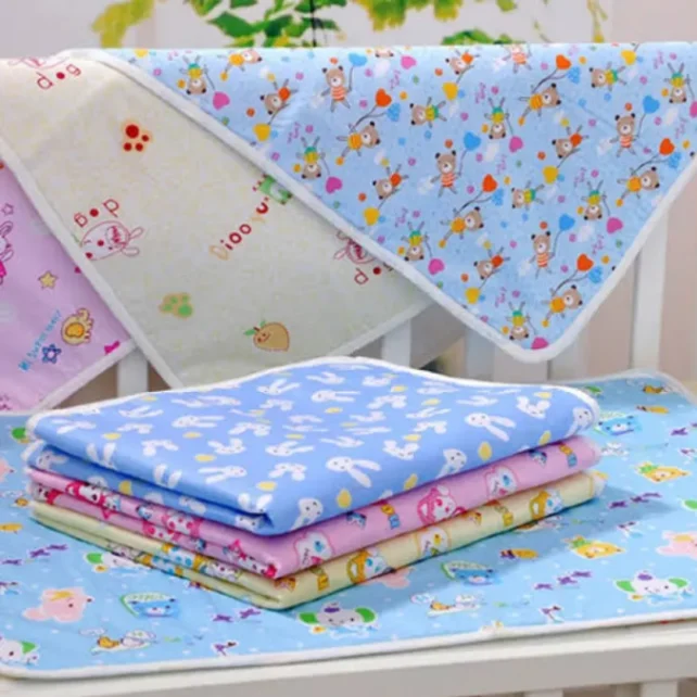Baby Urine Mat (XL 60cm-80cm), New Born Baby Waterproof, Reusable And Washable Urine Pad 7