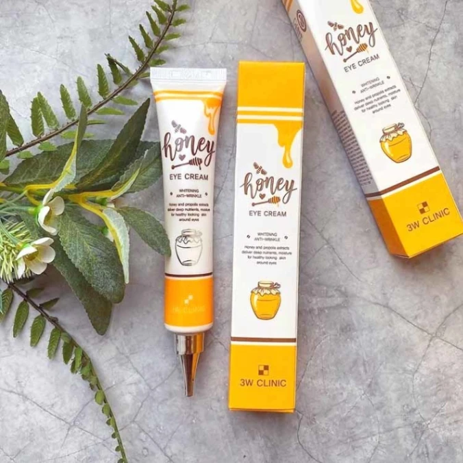 3W Clinic Honey Eye Cream for Dark Circles Puffiness And Fine Lines 40 Ml 2