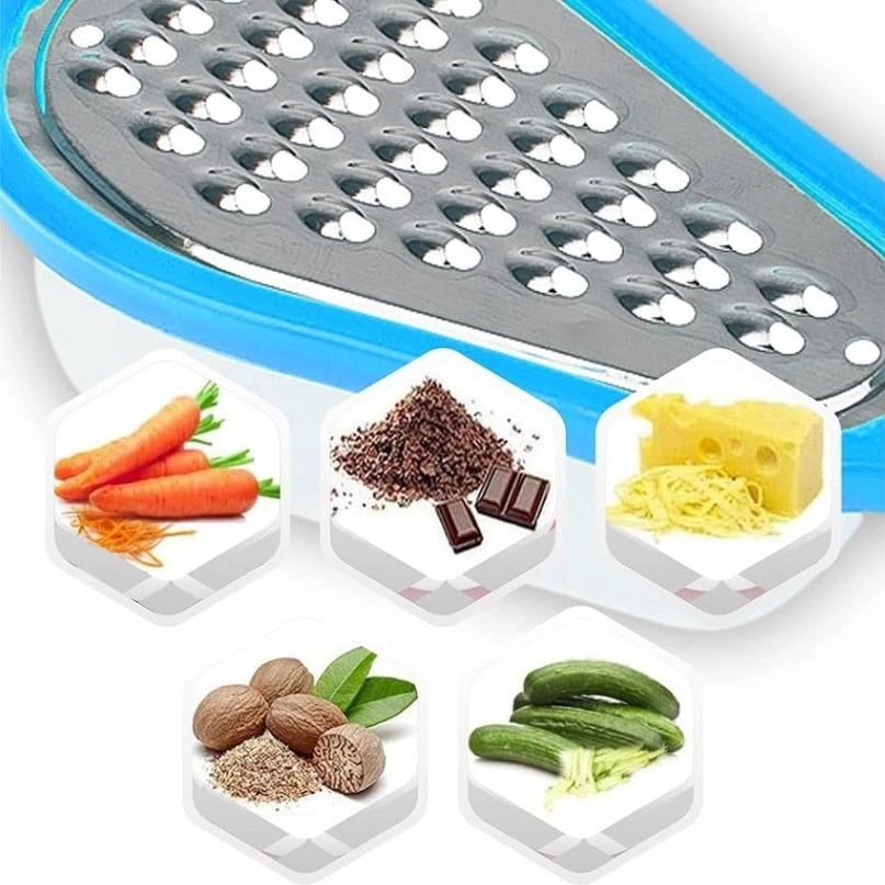 Famous Big Cheese and Vegetable Grater, Unbreakable Plastic With Steel Net 5