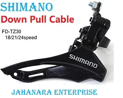 Shimano Front Derailleur Up Lower Pull Wire 31 8mm Mounting Ring TZ30 6 7 8 Speed Bicycle Accessories Bike 2