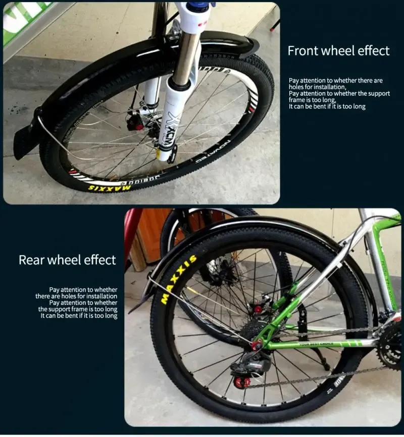Bicycle Full mudguard 26 27 5 29 20 700C Reaching Front Rear Fender Durable MTB Road Folding Bike Mudguards 3