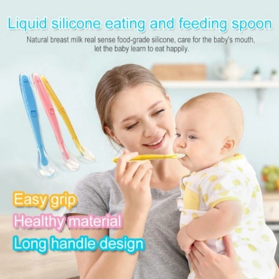 Silicone Baby Spoon 1Pcs 4