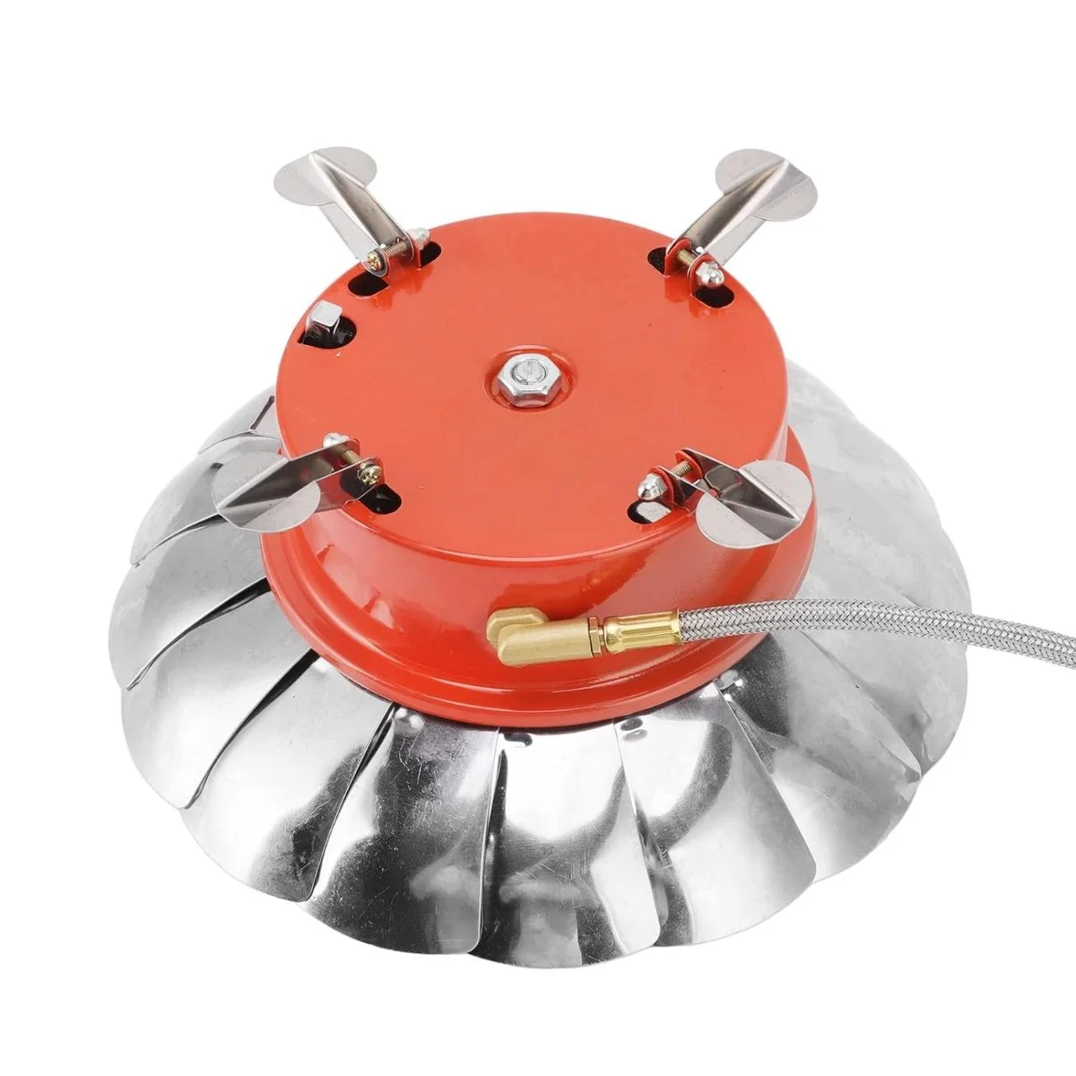 Windproof Portable Camping Gas Stove with Hose (Connection Tube) | Lotus Camping Stove with Connection Tube 4