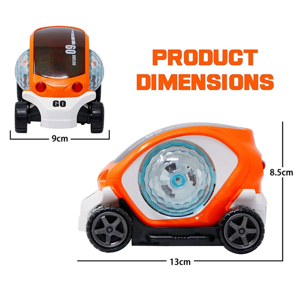 09 Future Car Rotate 360° with Flashing Light & Music 3D Electric Toy Cars for Kids. Didai 09 Future Car 4