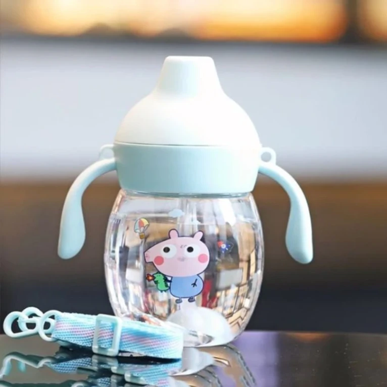 Sipper Water Bottle, Baby Water Bottle, Kids Water Bottle Double Handle, Mum Pot 7