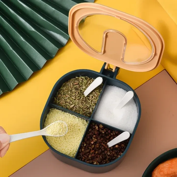Spice Box 4 in 1- Masala Box - Spice Containers - Kitchen Spice Box - kitchen spice containers 3