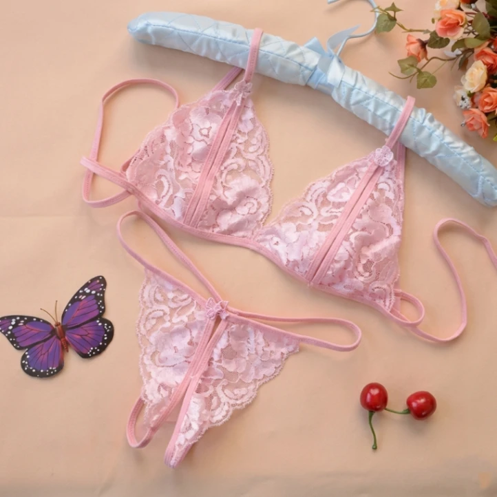 SexyButterfly Lace Net Bikini Set 3