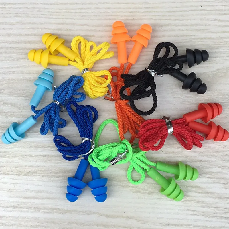Soft Silicone Corded Ear Plug Protector 4