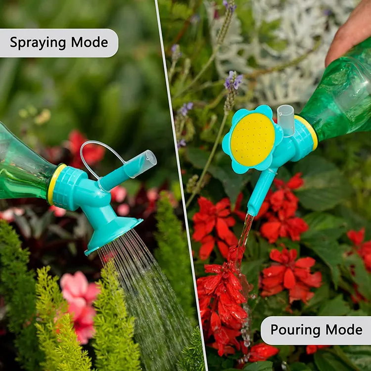 Mini Bottle Cap Sprinkler Nozzle Plastic Watering Can Spout Plant Watering Can 2