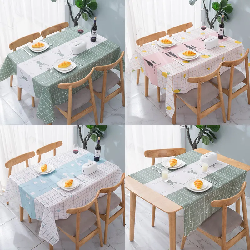 Protect Your Table With The Pvc Waterproof Oil-Proof Colorful Dining Linen Tablecloth Protector Roll - Functional Table Cover 3