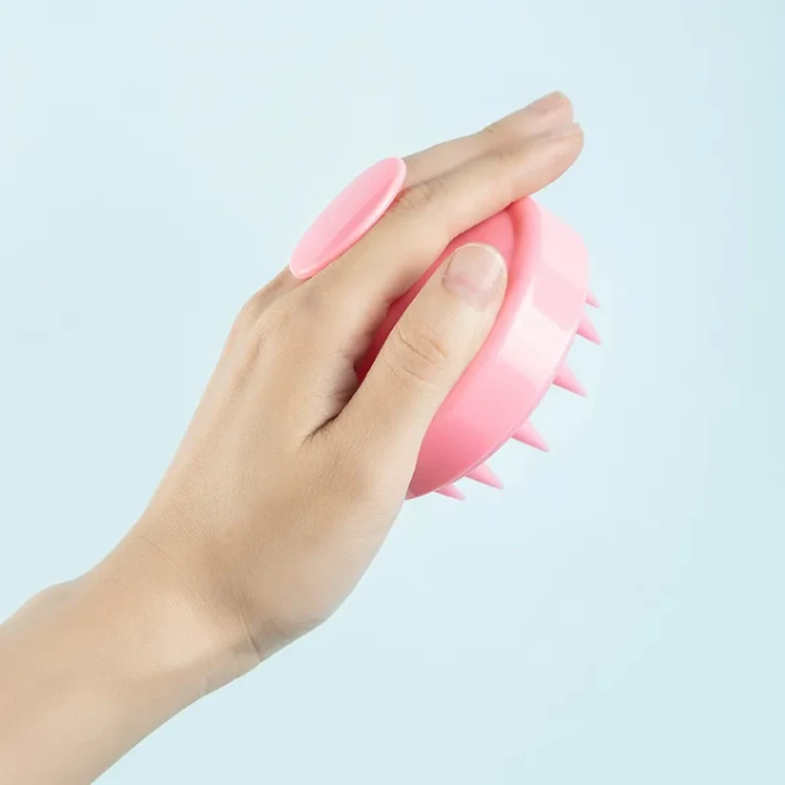 Silicone Shampoo Scalp Hair Massager Shampoo Massage Comb Bath Massage Brush Scalp Massager Hair Shower Brush Comb Care Tool 5