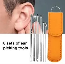 6PCS Ear Pick Set Portable Ear Cleaner Set Stainless Steel With Lather Case 26 Ratings1 Answered Questions 4