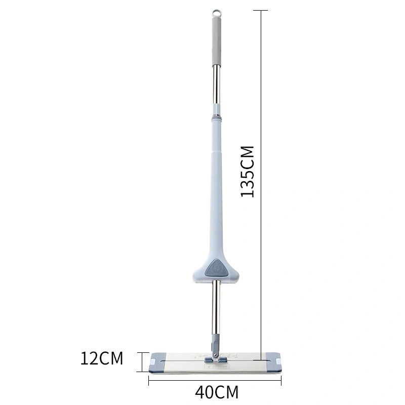 360° rotate floor cleaning flat mop, Aluminum Dry Mop 360° Rotation & Self-Squeezing – Effortless Floor Cleaning 3