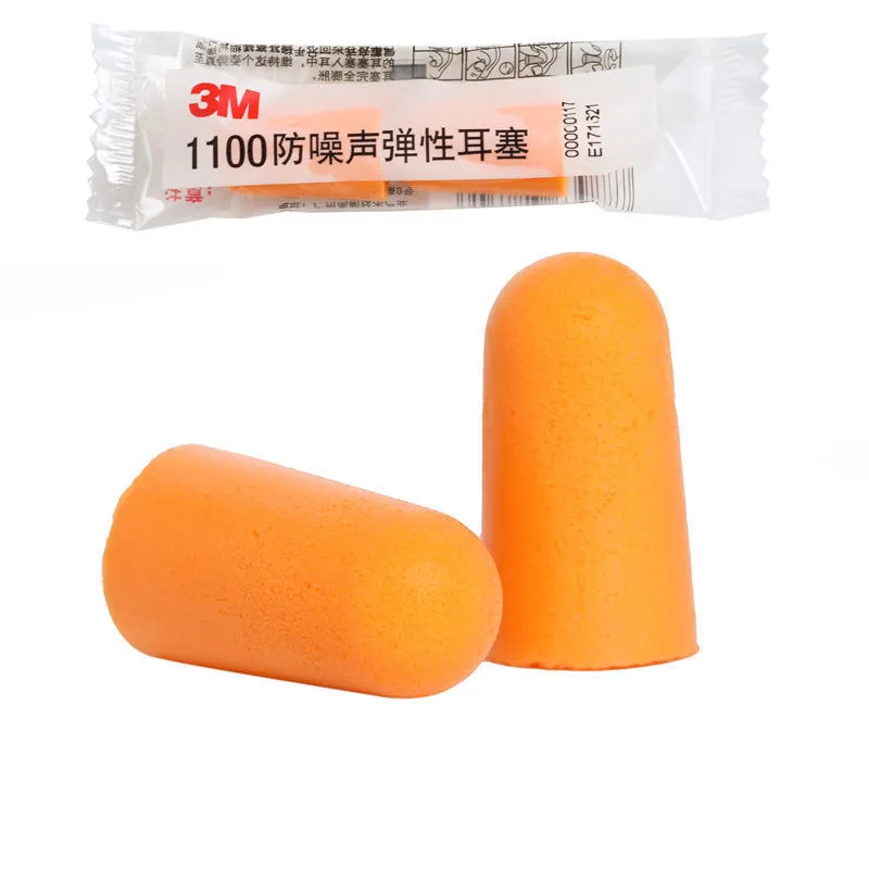 Pu Foam Anti-noise Waterproof Earplugs Soundproof Sleep Earmuffs Good 3M1100 professional noise reduction sound earplugs anti-noise learning to sleep with sleep 4