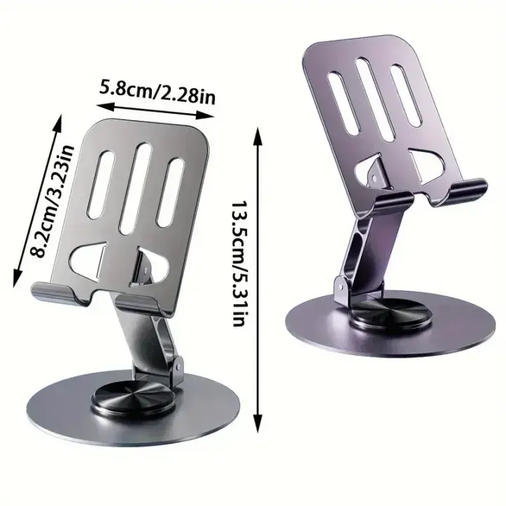 *📱 ALLOY PHONE STAND – Model NO.K81*  
*Universal Foldable Phone Desktop Stand* 3