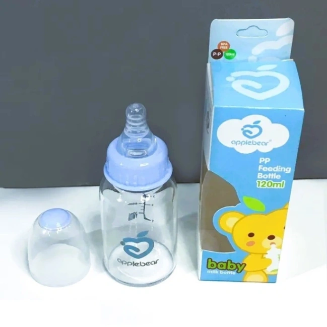 Apple Bear (120ml ) Baby Feeding bottle Baby Feeder, Baby Mum Pot 5