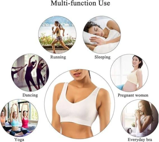 Joy Sports Bra for Women – Smooth and Comfortable Yoga Bra Without Pads 7