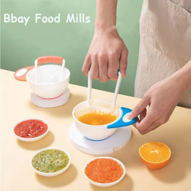 Baby Mash Bowl, Baby Food Grinding Mash Bowl for Homemade Baby Food 6