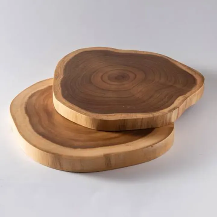 Stylish Wooden Slice Chopping Board - Add Style To Your Kitchen With This Elegant Wooden Chopping Board 5