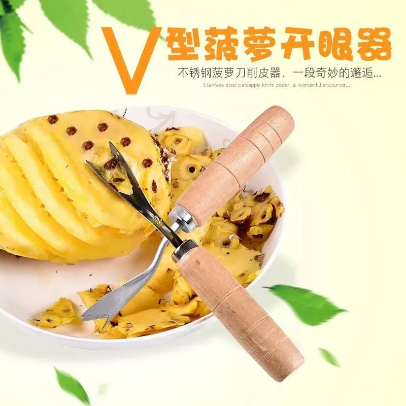 Easy Fruit and Vegetable Peeler Pineapple Eye Remover Cutter 2