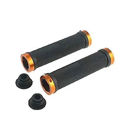 1 Pair Handlebar Grips Bicycle Road Mountain Bike Handle Double Lock on Aluminium Alloy Bike Handlebar Hand Cover 4