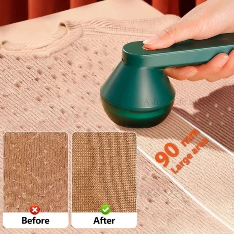 Rechargeable Electric Lint Remover, Fabric Shaver Woollen Fuzz Shaver/Remove Fluff Lint Roller 5