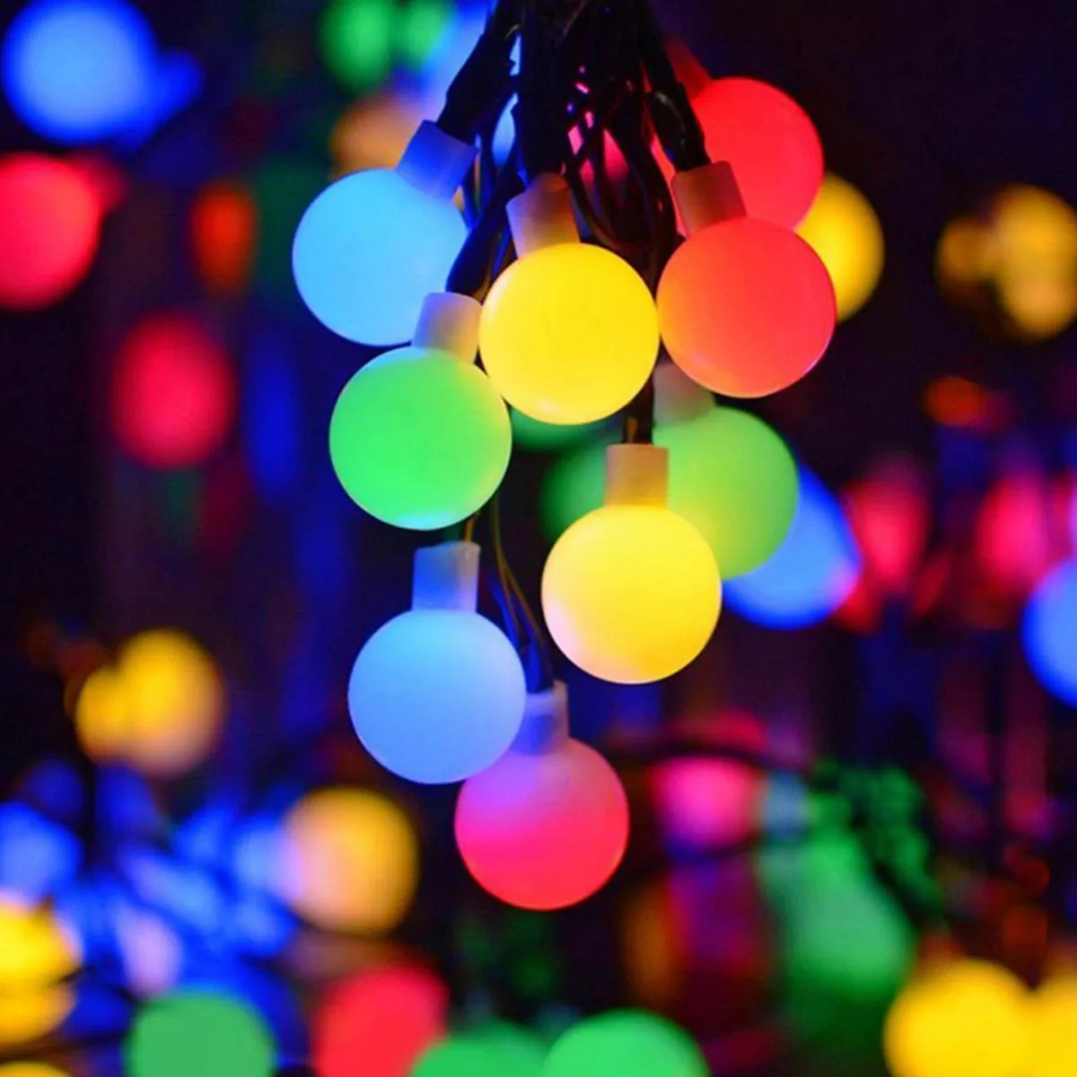 LED Ball Shaped String Fairy Lights Multi color 28 LED Ball light Party Wedding decoration Holiday lights Fairy Lights light decoration 2