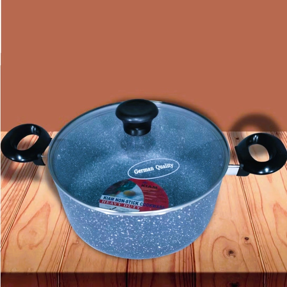 Kiam Non-Stick Casserole 26cm With Glass Lid 6