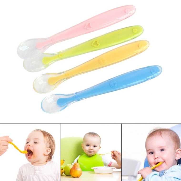 Silicone Baby Spoon 1Pcs 6