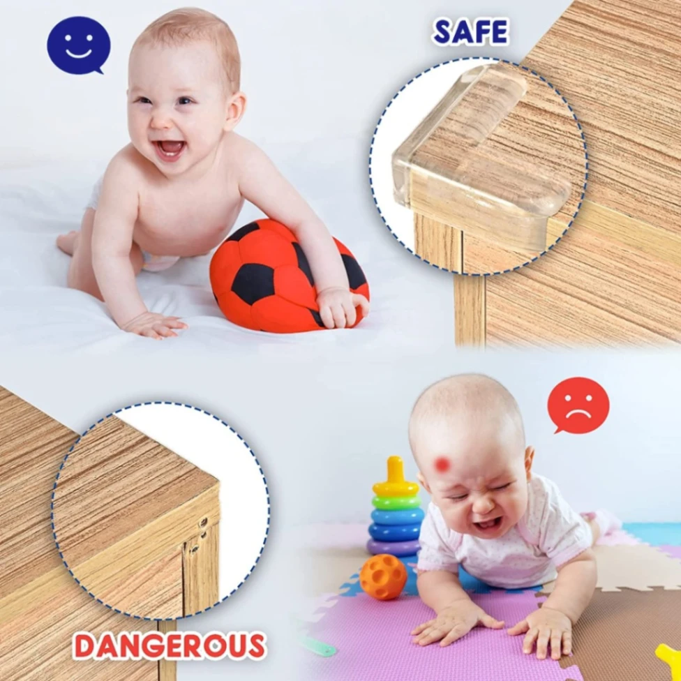 Baby Safety Table Corner Protector 4Pcs Set 6