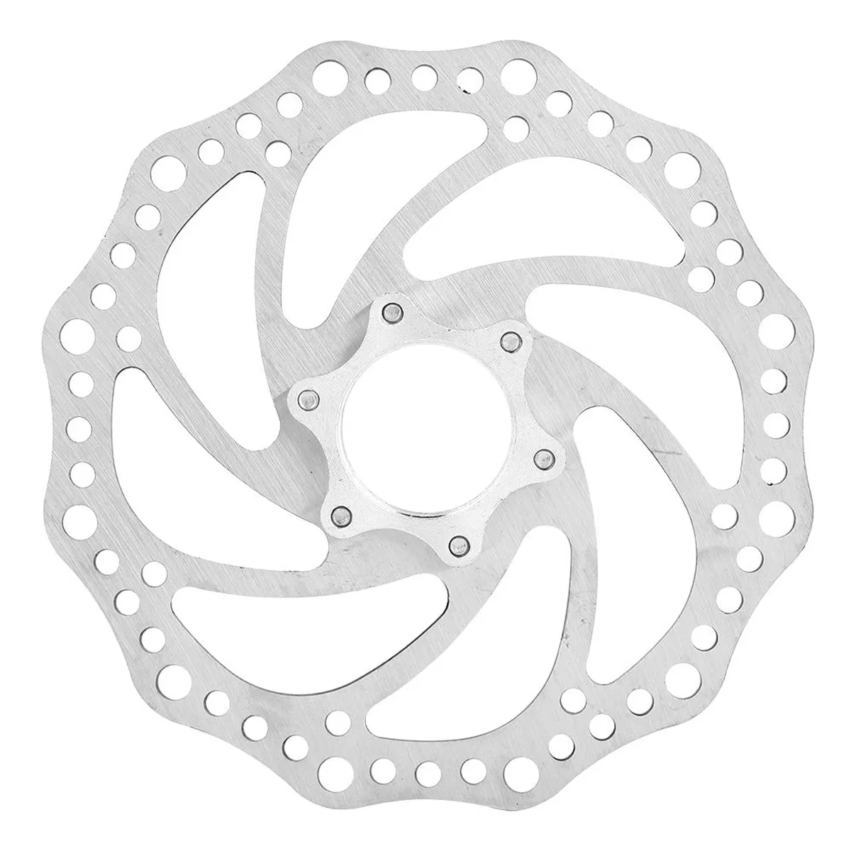 Bike Brake Disc Freewheel Threaded Hubs Disc Brake 6 Bolt With Aluminium wheeler Floating Alomejor Brake Rotor 160mm 1 pc Bicycle Accessories Bike 3