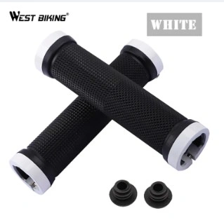 Bicycle Road Mountain Bike Handle Double Lock on Aluminium Alloy Bike Handlebar Hand Cover 1 Pair Handlebar Grips 4