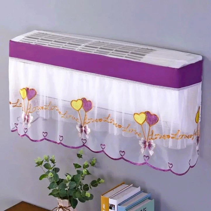 99cm/1Ton Embroidered Net Split AC Cover 2