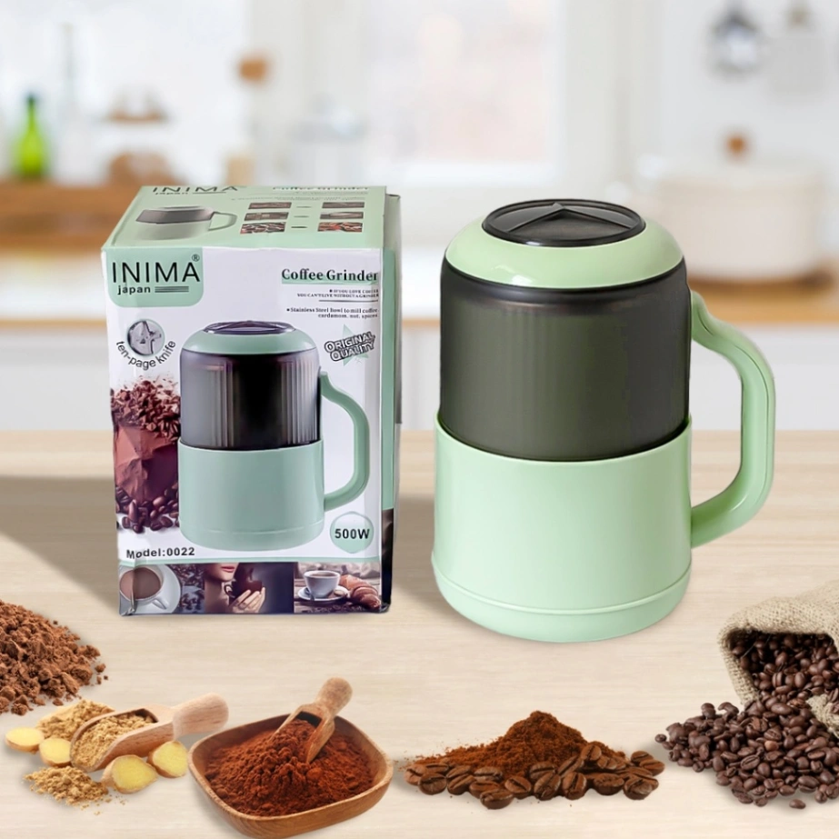 Inima Japan Electric Grinding Machine 1500 Watt, Multifunctional Grinding Machine For Coffee Beans Nuts Herb Spices, 2