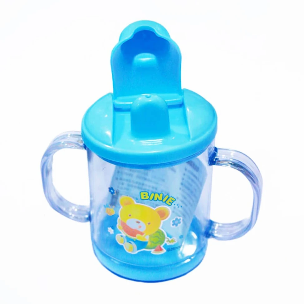 Binie Baby Mum Pot 200ml, Baby Water Bottle, Kids Water Bottle Double Handle 3